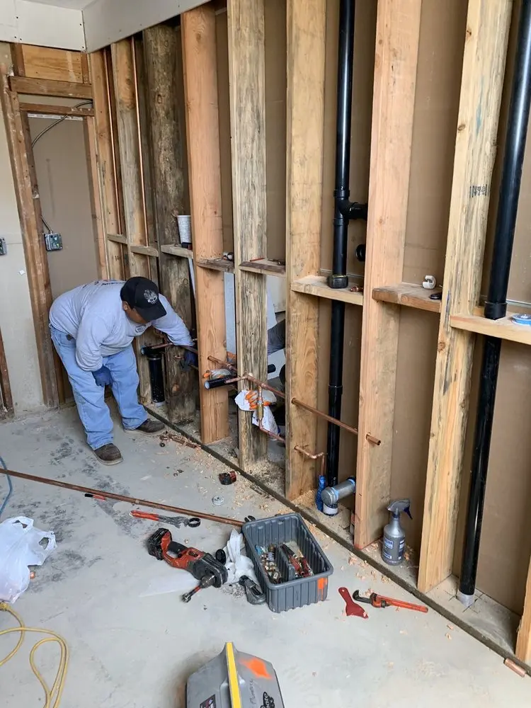 Commercial rough-in plumbing for Water Heater Replacement in Marlboroville